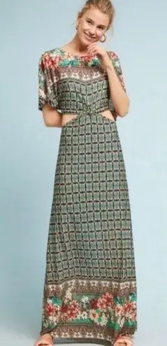 Farm Rio Anthropologie Farm Maxi Cut Out Lila Dress Kimono
Sleeves size XS