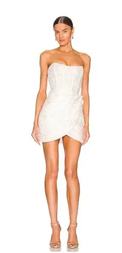 V. Chapman Nigella Dress in White (Bridal/casual/bachelorette party). Size 2