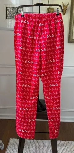 NWT J Crew Fa La La Red Cotton Flannel PJ Pajama Pants Bottoms $60 XL