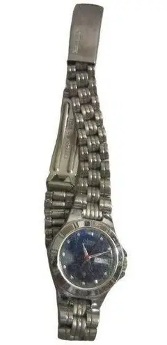 Citizen  Quartz Watch, Blue Dial, Silver Band, 26mm, 50m Water Resistant