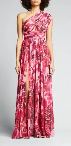 Bronx and Banco NWT Pink Camilla One-Shoulder Maxi Dress