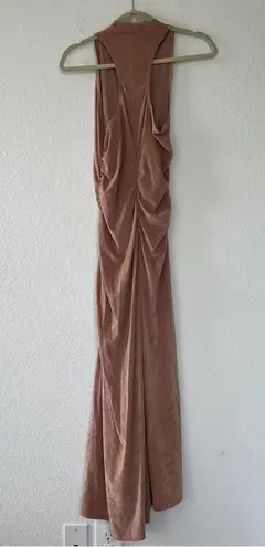 ALC Frank ALC Inez Faux Suede Midi Dress