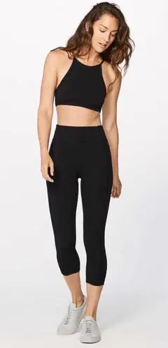 Lululemon Twist & Reach Bra In Black Size 8