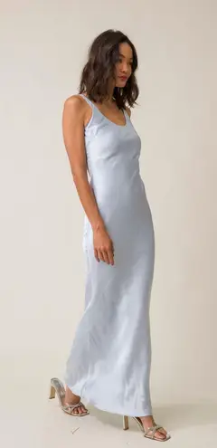 Line and Dot Blue Adelyn Maxi Dress