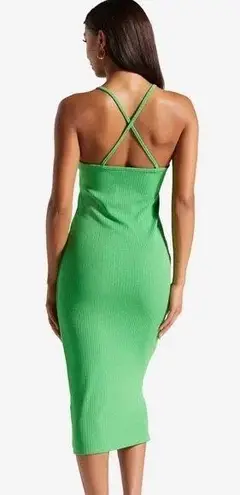 Shoedazzle Green Midi Dress