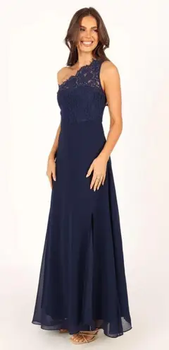 Petal and Pup Diana Navy Blue Lace Maxi Dress S