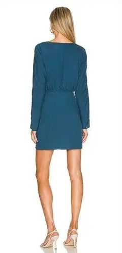 L'Academie  The Lorriana Mini Dress in Navy Blue