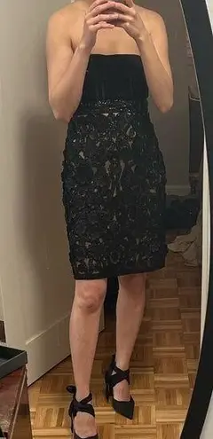 Sue Wong Strapless Dress