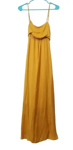 Modern Citizen Yellow Mila Layered Tank Dress