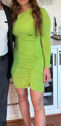 Atlein Collective One Shoulder Dress