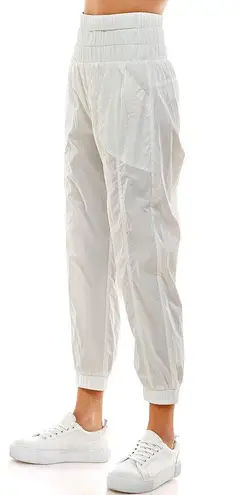 TCEC | Smocked Waist Jogger with Pockets | White | S | CP9480 | Sample Sale