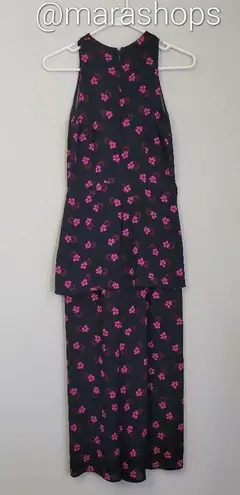 ALC Frank A.L.C. Mer Flower-Print Layered Dress