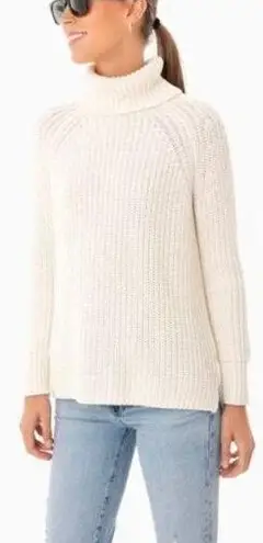 New Michael Kors Derby Knit Turtleneck Ivory Sweater Top Womens Size M $125 NWT White Size M