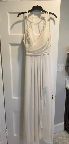 Hayley Paige Occasions Floor Length White Gown