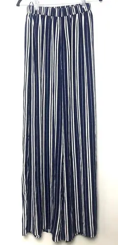 Showpo . There You Were Striped Pants Set. PANTS ONLY. Blue / White