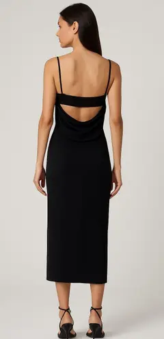 Mac Duggal NWT leena for 27419 Black Cutout Midi Dress Sz 2 $398