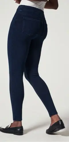 Spanx  Ankle Jean-Ish Leggings Jeggings High-Rise Twilight Rinse Blue Size L
