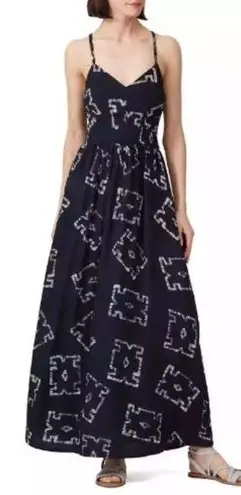 The Odells Miro Elegant Black Patterned Maxi Dress size XXS