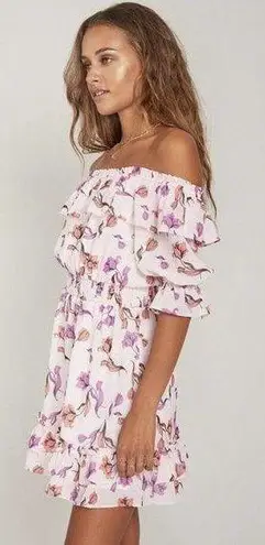 Lost + Wander Garden Of Delight Mini Dress Small S Floral Pink