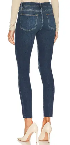 Frame  Dark Blue Wash Le High Skinny Jeans 