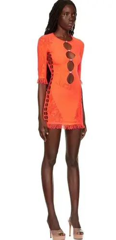 Poster Girl  The Miranda Mini Dress in Chilli One Size Fits All New Womens