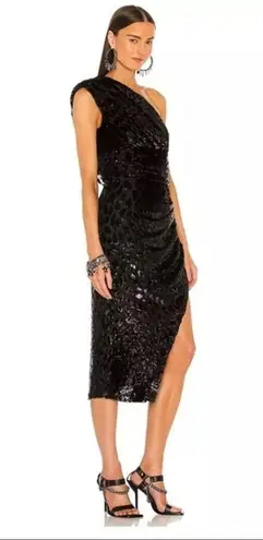 NEW! DUNDAS x REVOLVE Hendrix Midi Dress in Black Size Small