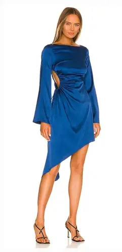 Camila Coelho Luna Midi Dress in Deep Blue XS