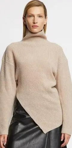 Proenza Schouler Rib Asymmetrical Merino Wool Sweater