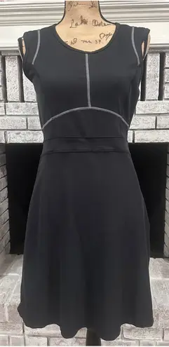 Title Nine Dream Dress Black Sleeveless Athletic Pockets Athleisure Size S Golf