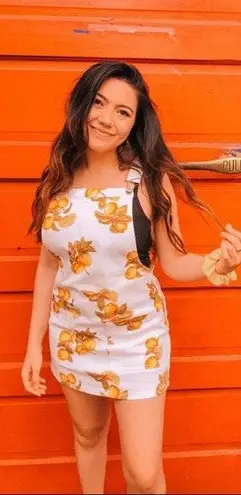 Forever 21 Lemon Overall Dress Yellow 15 66 Off Retail From Kylie