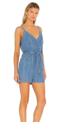 Paige Bettina Romper in Wind Wave Wash