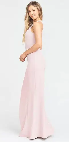 Show Me Your Mumu  Chicago High Neck Gown in Vintage Rose Stretch S