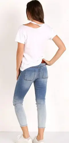 LNA Clothing Extreme Desert Size Small Cutout Crewneck Tee Cotton Cap Sleeve