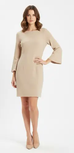 Genny Made in Italy 100% Wool Mini Dress IT 42 US 8 Tan