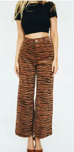 Backstage VrgGrl  Cord Tiger Pants