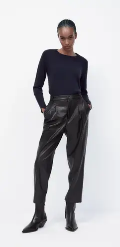 ZARA Faux Leather Pants