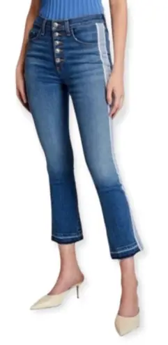 Veronica Beard Carolyn Baby Boot-Cut Jeans Tuxedo Stripe Blue Size 26 2