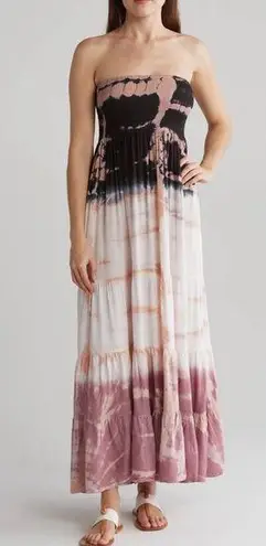 Boho Me NWT ombré tiered maxi dress size XL