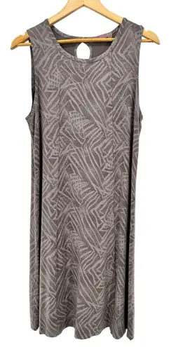 Fresh Produce Chloe Swing Dress Medium Abstract Stripe Sleeveless Tank Casual