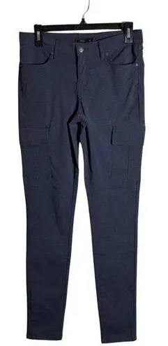 prAna Meme Cargo Printed Skinny Leg Pants Women's 6 Gray Hiking Outdoor NWOT