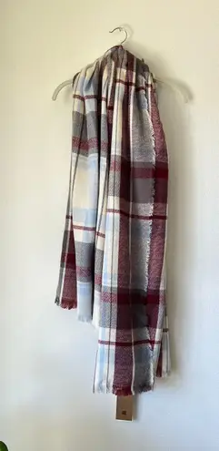 Her Boutique Plaid Blanket Scarf