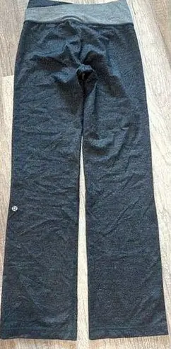 Lululemon  flared leg crossover front yoga pants Size 4 Gray