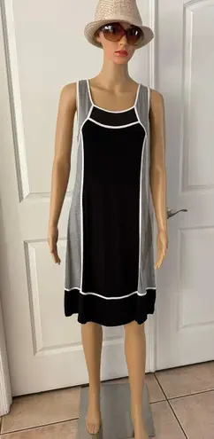 EUC Spense Pullover Sleeveless Jersey Dress Black