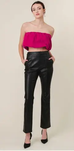 Line and Dot NWT! Reina Vegan Leather Chic Pants - Size Small