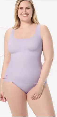 NWT Ruby Ribbon Sleek Shape Tank Lovely Lavender Smoothing Shaping Top Size 36 Purple