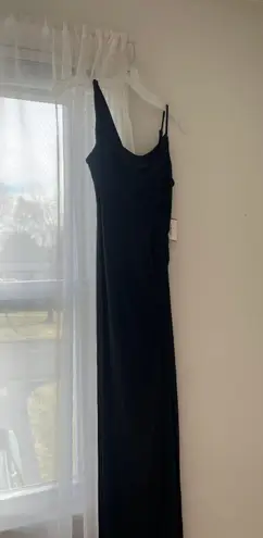 David's Bridal Black Prom Dress