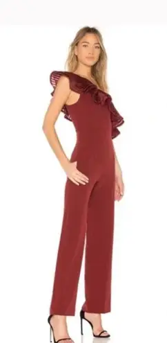 Revolve NBD  ruffle jumpsuit