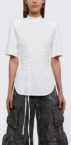 The Attico Aurelie Tie Wrap Belt T