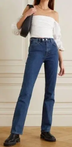 Reformation  Donna High Rise Bootcut Denim Blue Jeans