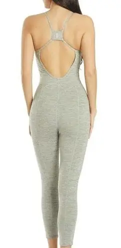 Free People  Movement Side to Side Performance Leotard Bodysuit Grey Jumpsuit XS